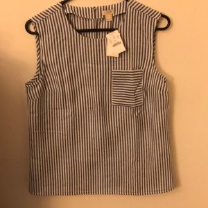 *NEW* J.Crew Striped Shell Shirt